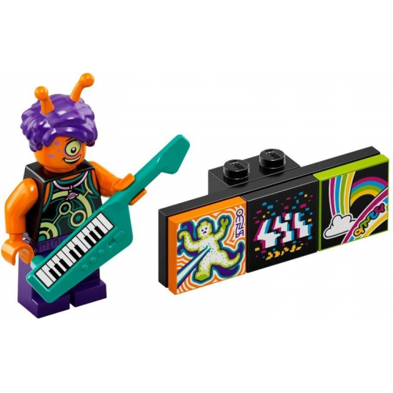 LEGO MINIFIGS Vidiyo Bandmates, Series 1 Alien Keytarist 2021